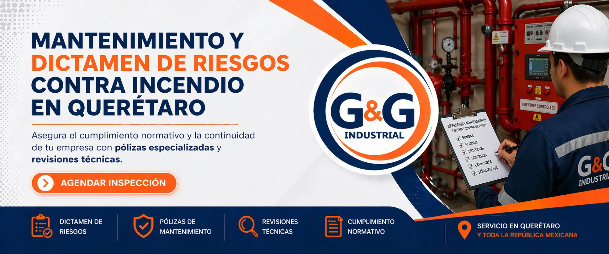 Mantenimiento industrial de sistemas contra incendio