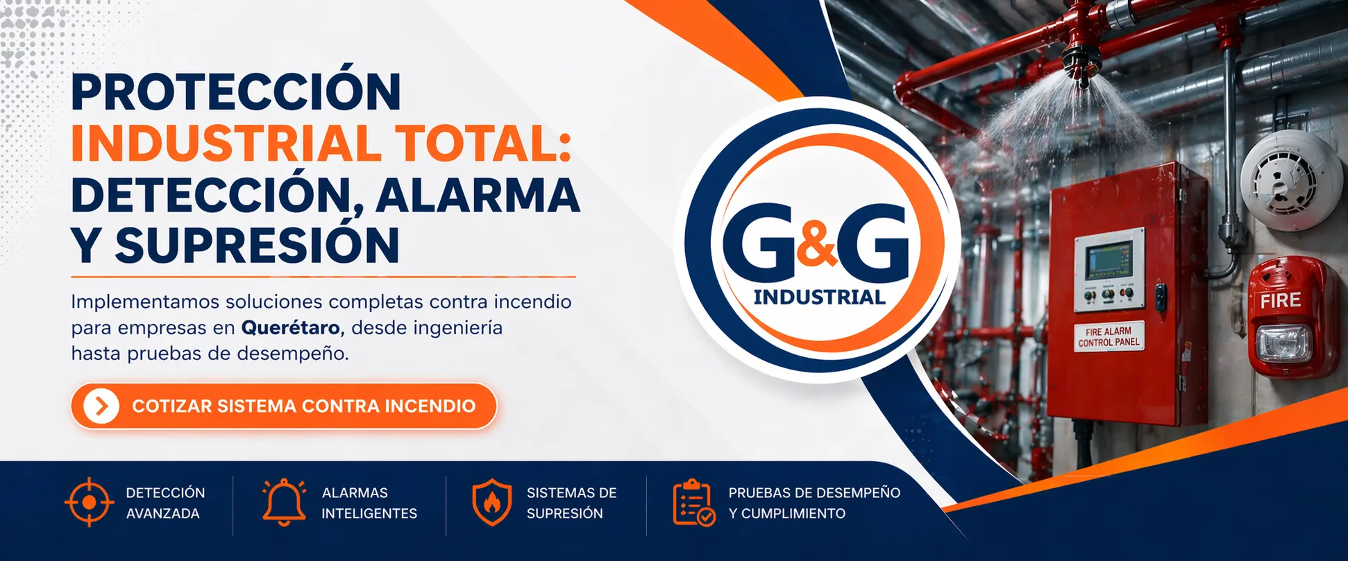 Mantenimiento industrial de sistemas contra incendio